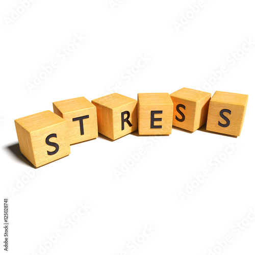 Würfel mit Stress 