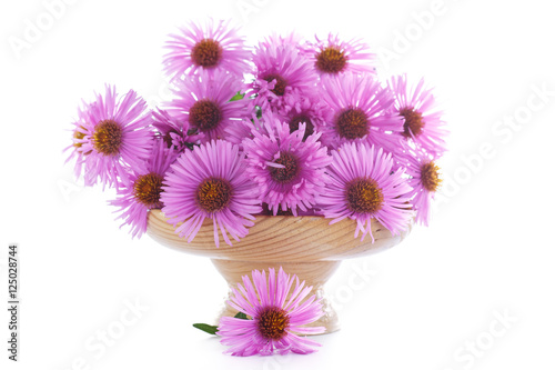 bouquet of beautiful autumn chrysanthemums