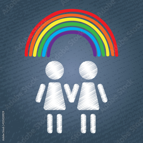 happy lesbian couple