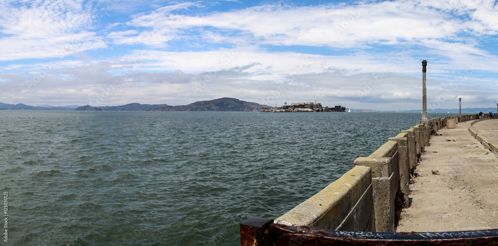 USA, San Francisco, Bucht von San Francisco, Gefängnisinsel, Alcatraz 