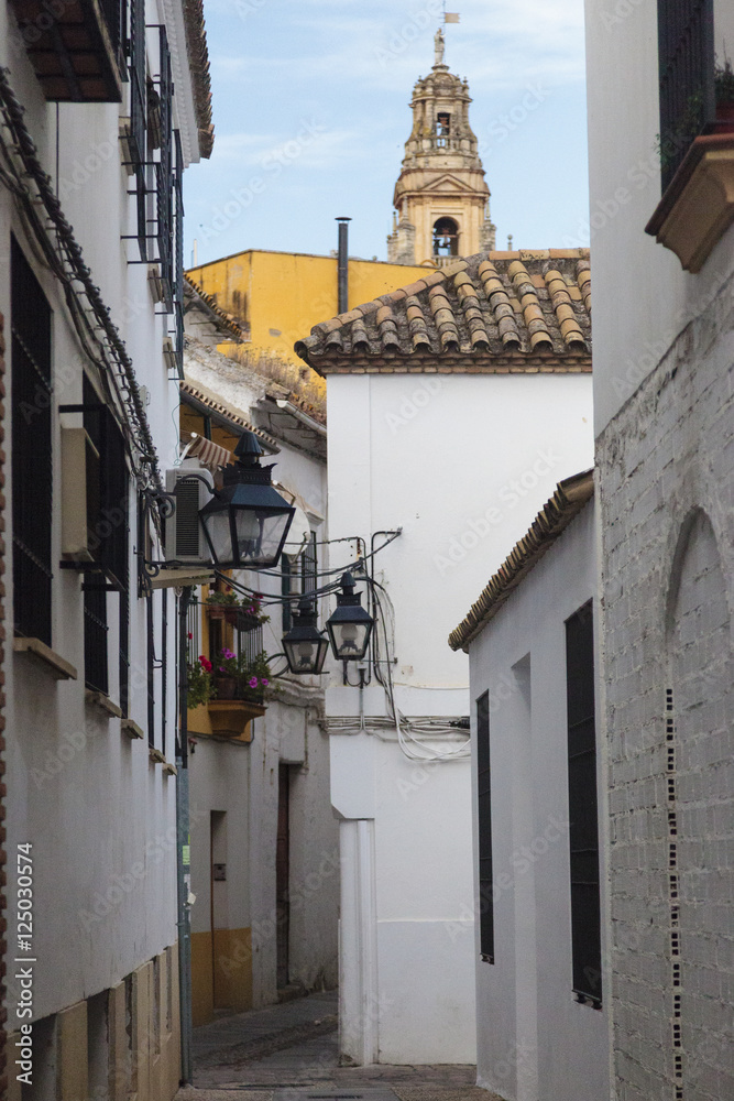 Córdoba, dwalen door de straatjes rondom de Mezquita kathedraal/moskee