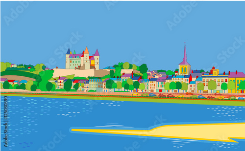 Saumur version art naïf