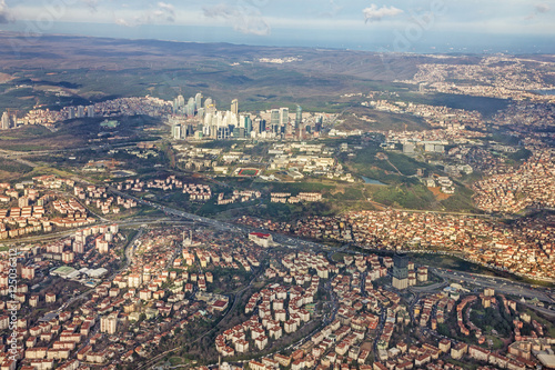 Istanbul city aeral view, Turkey