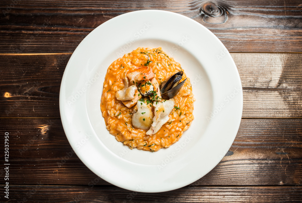 Gourmet Seafood Risotto