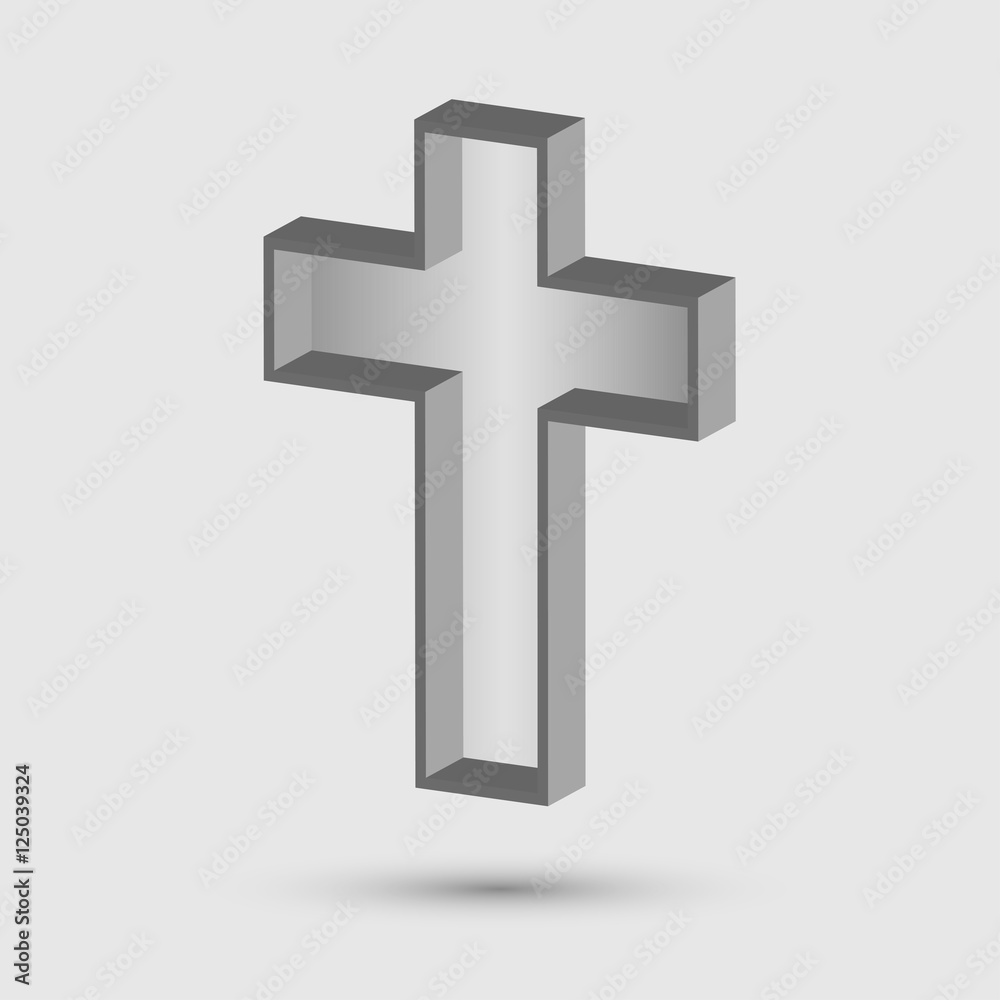 church cross symbol. Christian symbol of religion. Vector illustration. church cross symbol. Christian symbol of religion. Vector illustration.