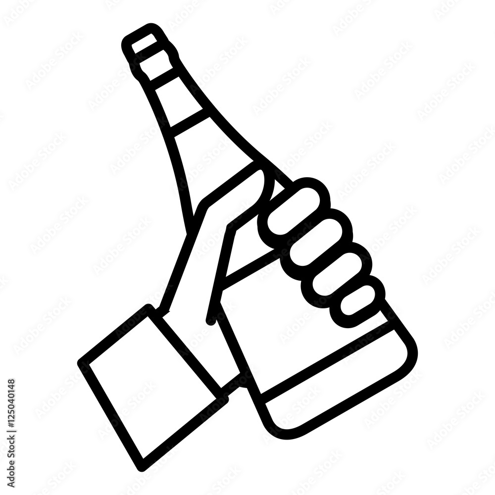 fresh beer bottle isolated icon vector illustration design fresh beer bottle isolated icon vector illustration design