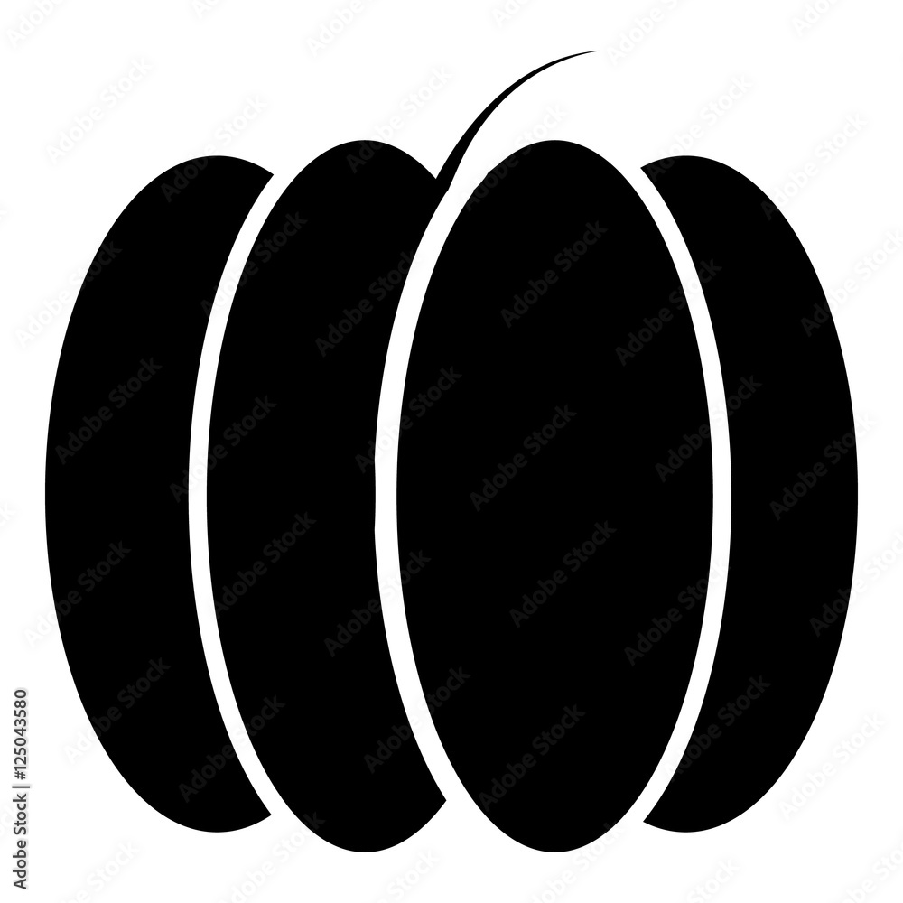 Pumpkin icon. Simple illustration of pumpkin vector icon for web Pumpkin icon. Simple illustration of pumpkin vector icon for web