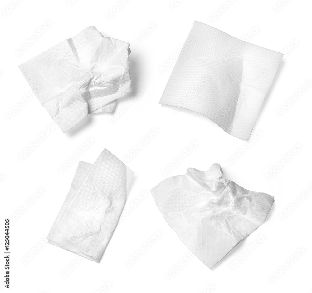 Fototapeta premium Paper napkin isolated