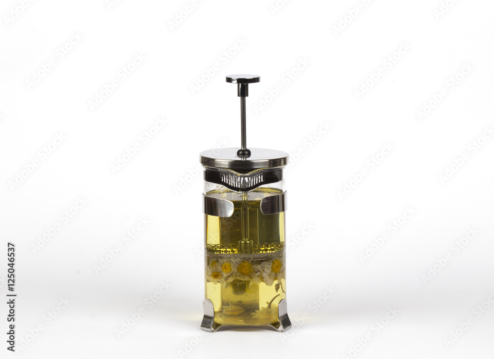 different colors on a white background isolated herbal teas different colors on a white background isolated herbal teas