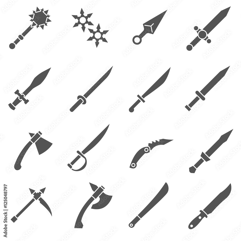 SA] Borderless Colored Weapon Icons (ícones de armas coloridos