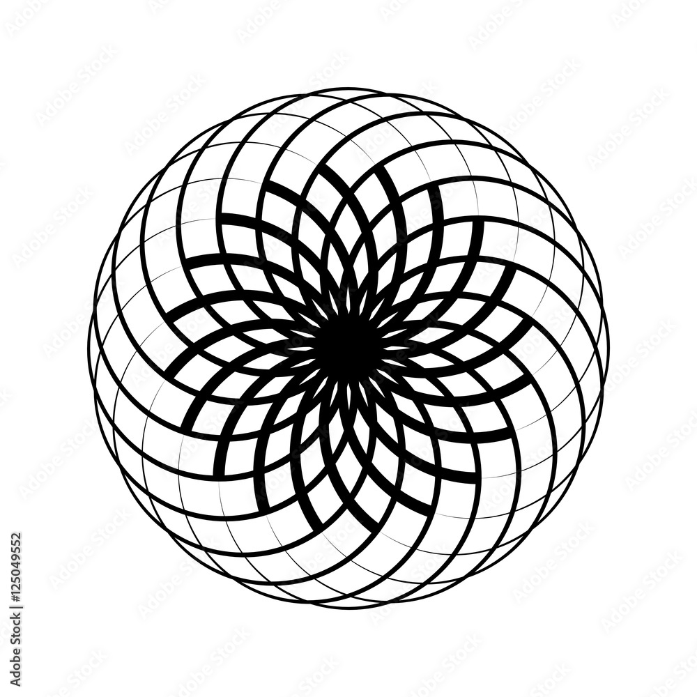 idea logo icon vector. Circular pattern. Geometric icon. Vector illustator. Beautiful black and white abstract flower. Isolated on white. Fashion graphic design. Smooth shape. idea logo icon vector. Circular pattern. Geometric icon. Vector illustator. Beautiful black and white abstract flower. Isolated on white. Fashion graphic design. Smooth shape.