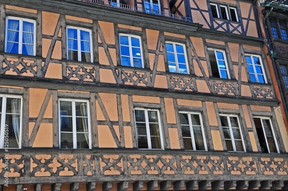 Strasburgo - Strasbourg, antiche case - Alsazia - Francia