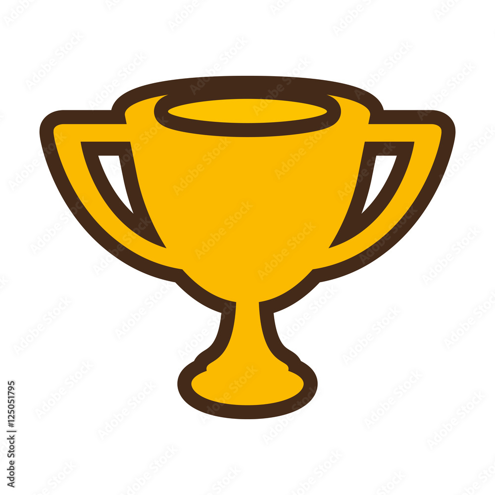 trophy cup winner isolated icon vector illustration design trophy cup winner isolated icon vector illustration design