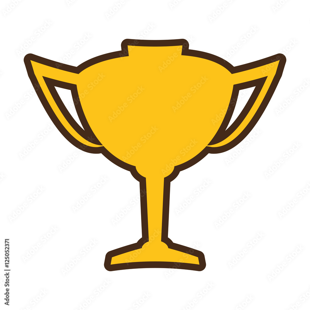 trophy cup winner isolated icon vector illustration design trophy cup winner isolated icon vector illustration design