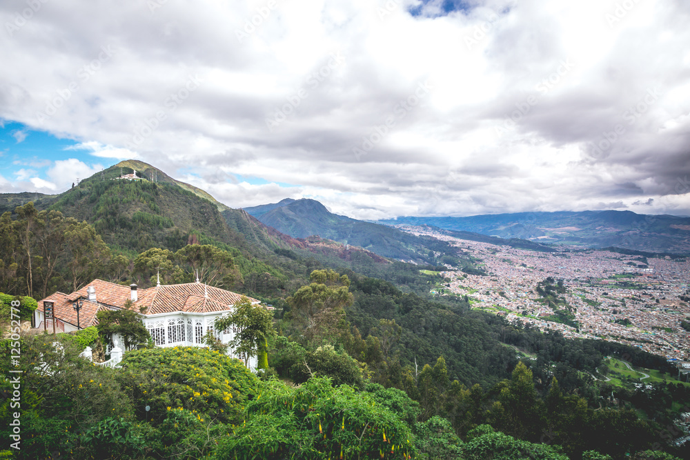 BOGOTA, COLOMBIA - Monserrate Mountain (Cerro Monserrate)