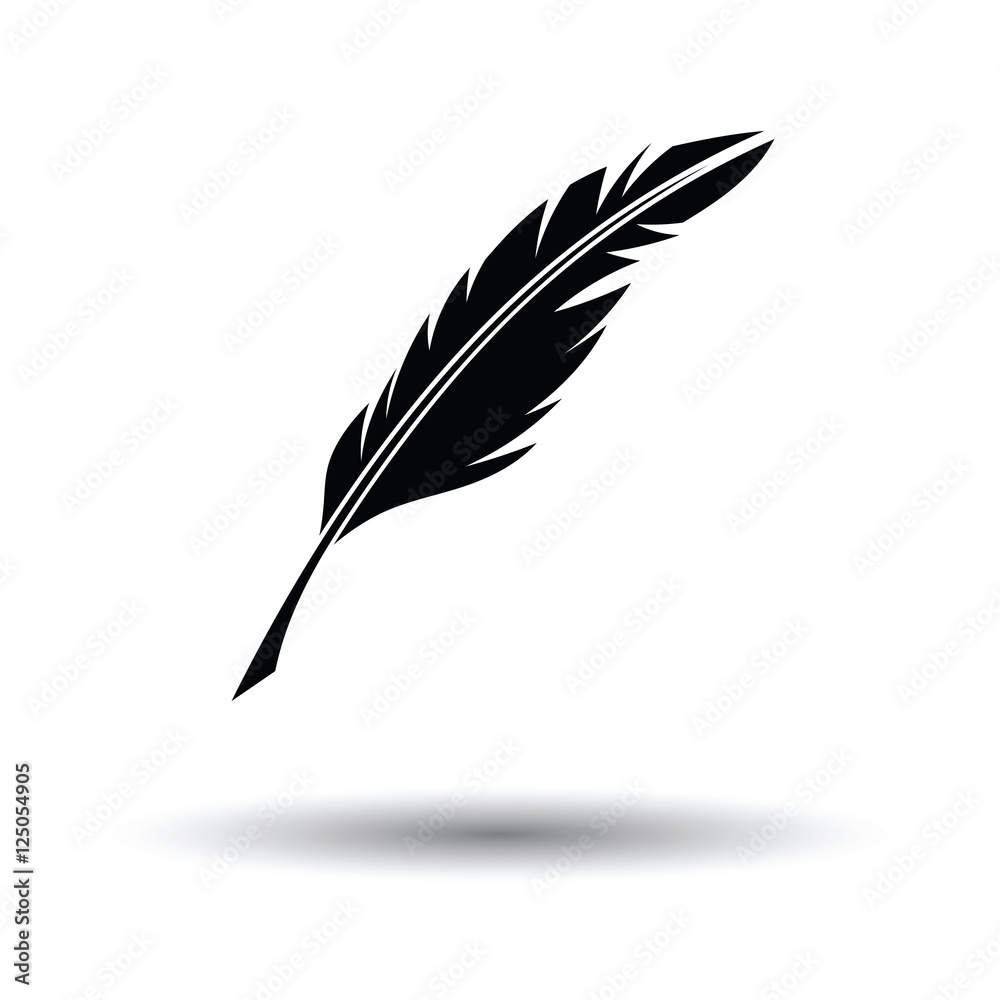 Writing feather icon Writing feather icon
