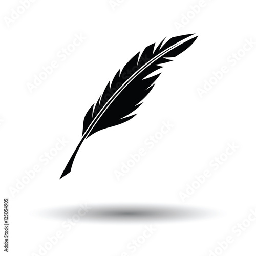 Writing feather icon
