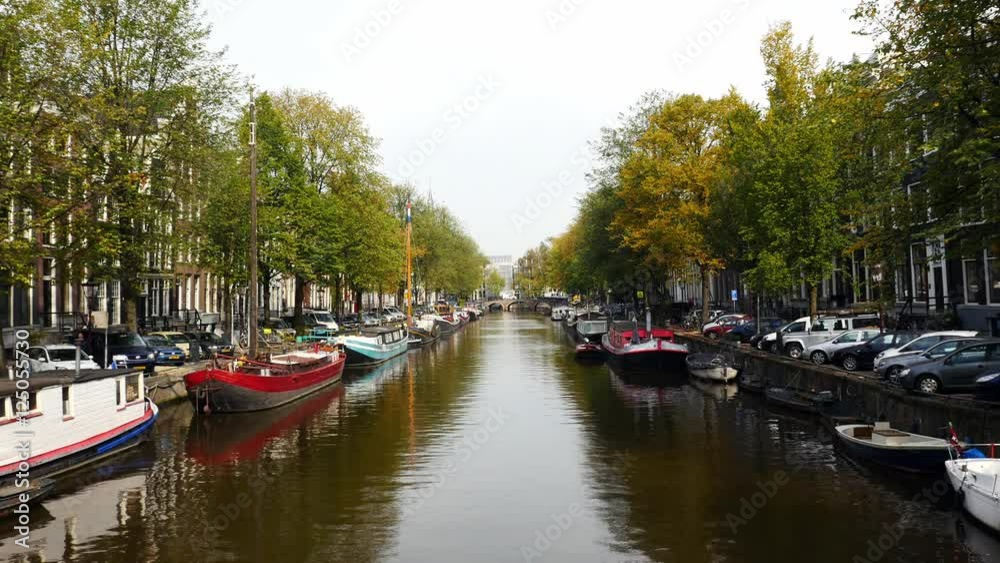 Scenic Boats & Canals of Amsterdam Netherlands Scenic Boats & Canals of Amsterdam Netherlands