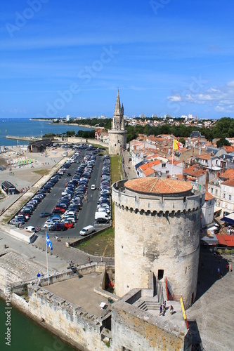 Vieux port et fortifications de La Rochelle, France