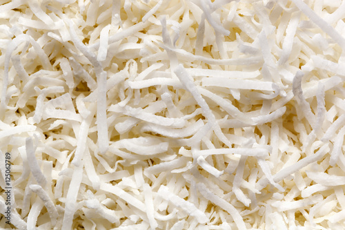 Shredded Coconut Close View