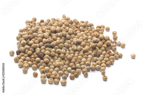 white pepper isolate on white background
