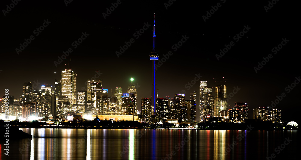 Obraz premium Toronto Night Skyline