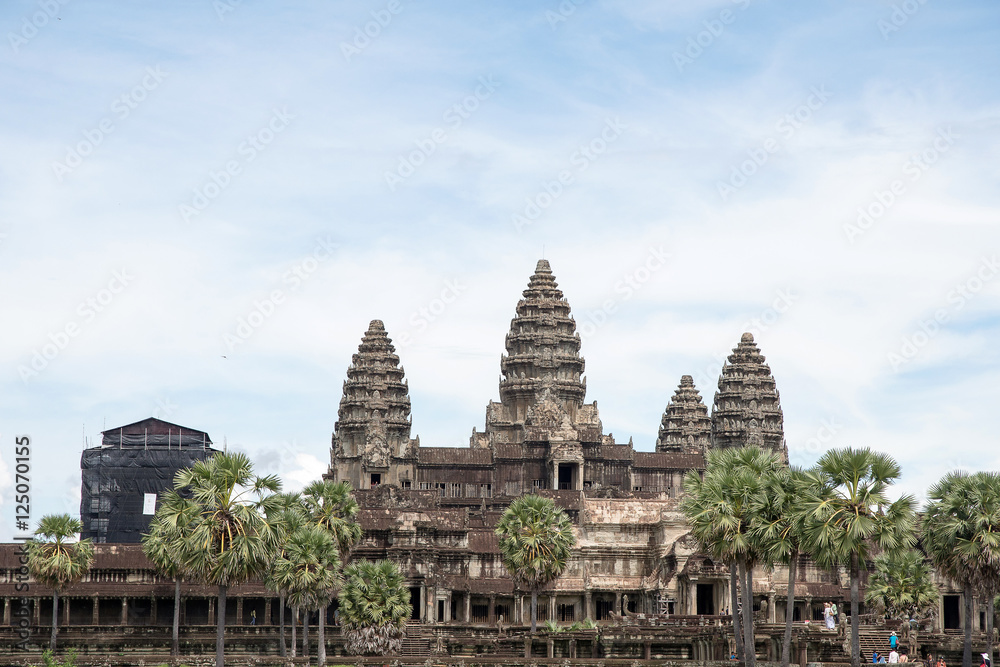 Famous View Point of Angkor Wat Temple, Cambodia Famous View Point of Angkor Wat Temple, Cambodia
