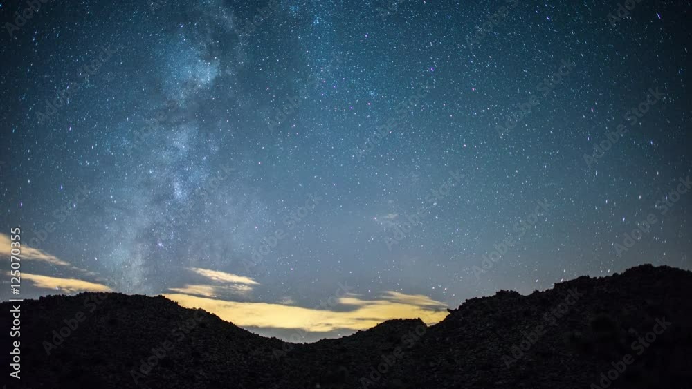 4K - Time Lapse of Perseids Meteor Shower - Joshua Tree California Desert
