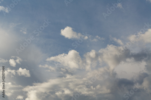 Fototapeta Naklejka Na Ścianę i Meble -  Mostly Cloudy. Synoptics.