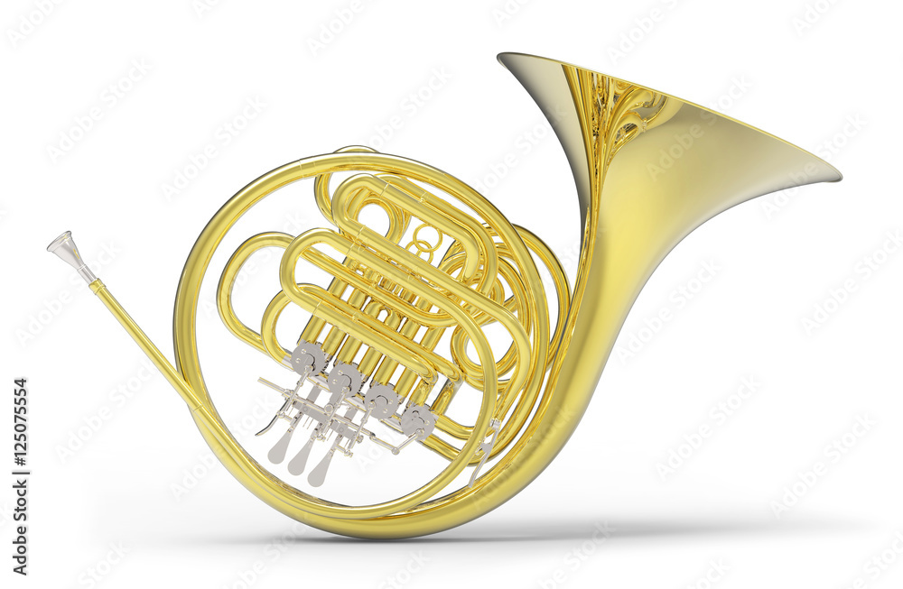 Naklejka premium French Horn