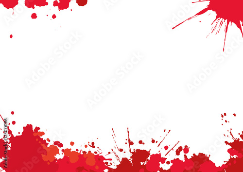Wallpaper Mural White background with red blotches. Vector illustration Torontodigital.ca