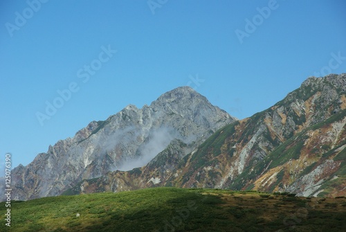 立山黒部アルペンルート・高原バスの車窓から見た剱岳 © sakura