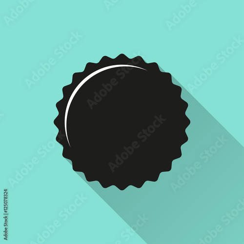 Bottle cap - vector icon.