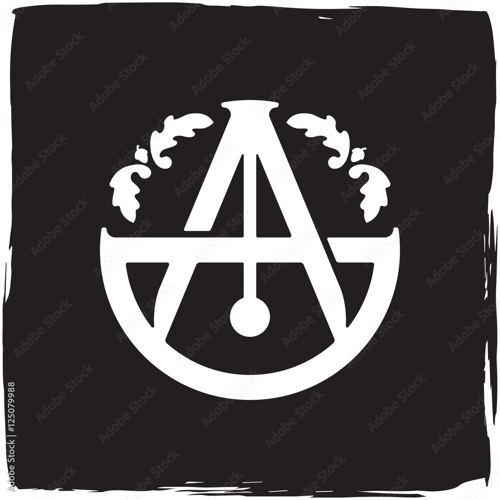A D monogramm A D monogramm