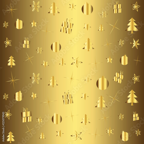 Fond Noël gold (2)