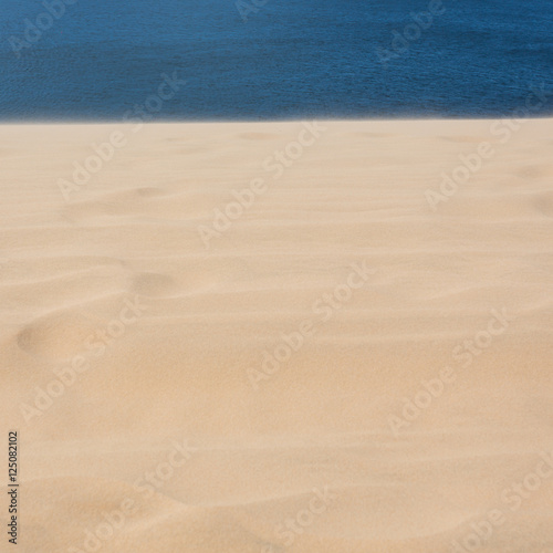 white sand dune desert in Mui Ne  Vietnam