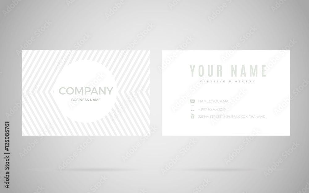 Modern Business card Design Template Modern Business card Design Template
