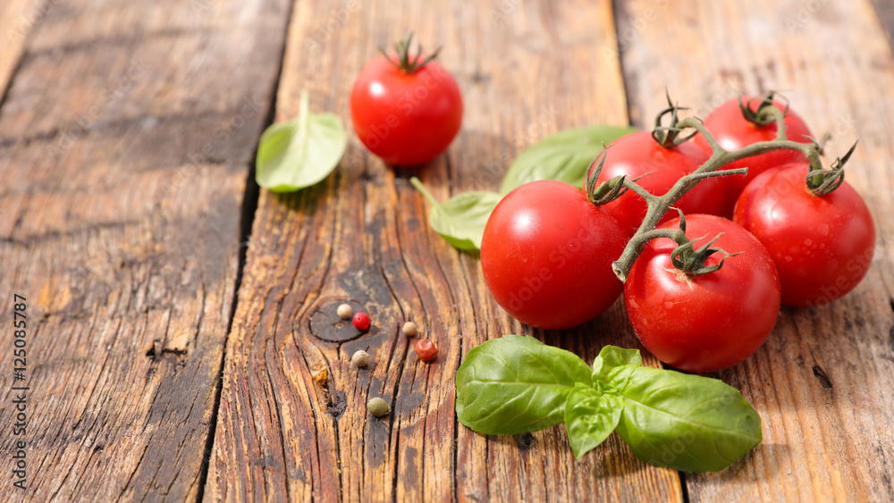 fresh tomato and basil fresh tomato and basil