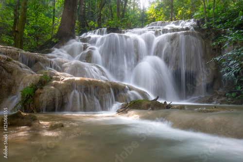 Beautiful Pukang waterfall in Chiang Rai