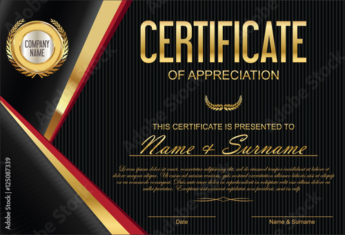Certificate or diploma template 