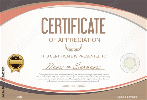 Certificate or diploma template 