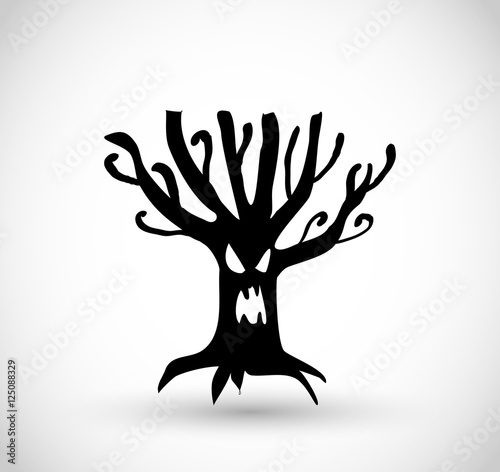 Horror tree vector