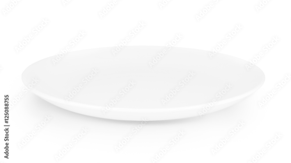 white empty plate isolated white empty plate isolated