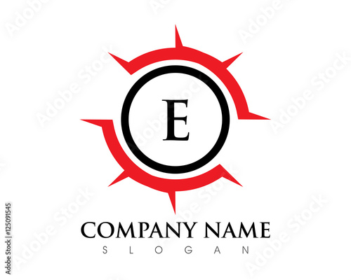 Free Download Circle E Letter Logo - GFXLoad