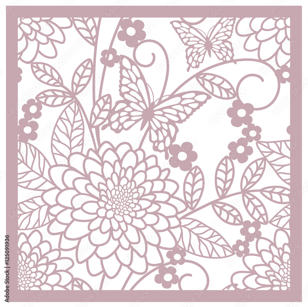 Obraz premium floral background