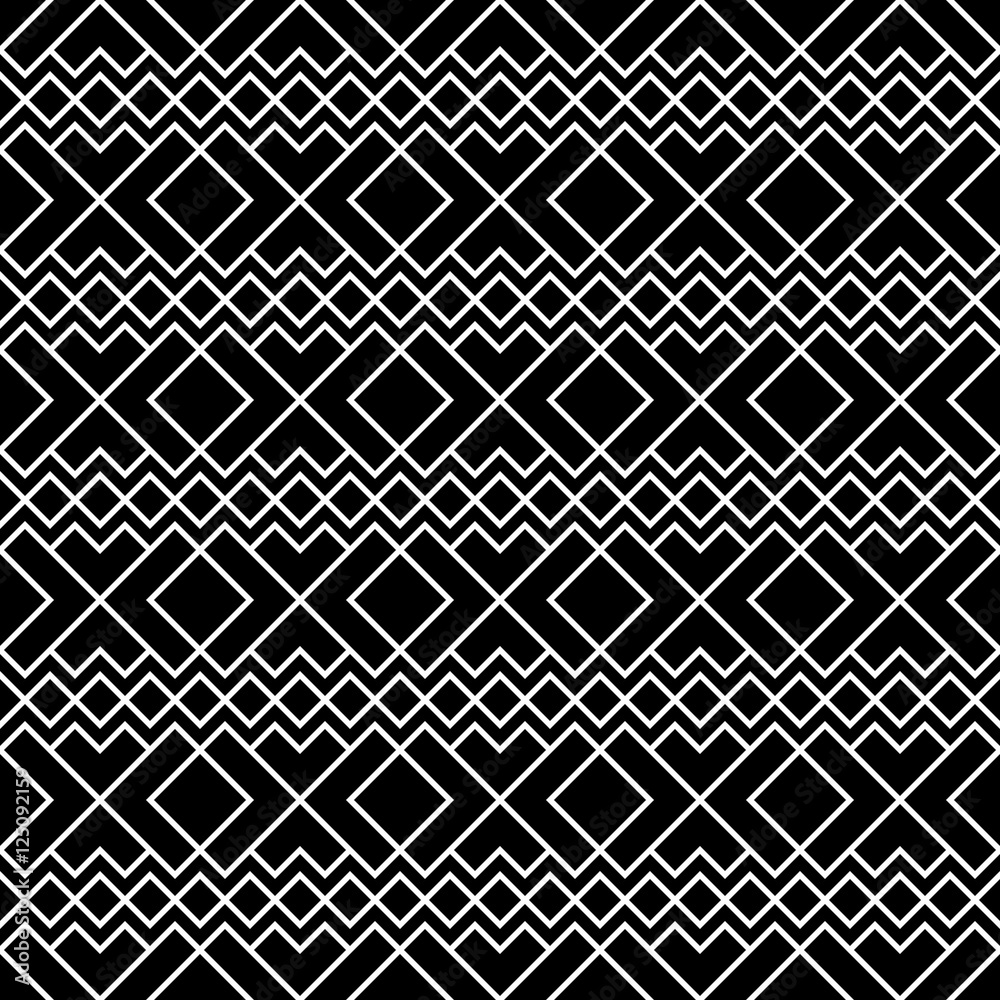 Abstract geometric hipster fashion design boho print pattern