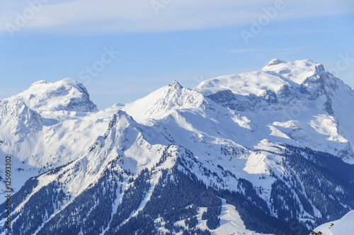 Winterliche Bergwelt im Montafon