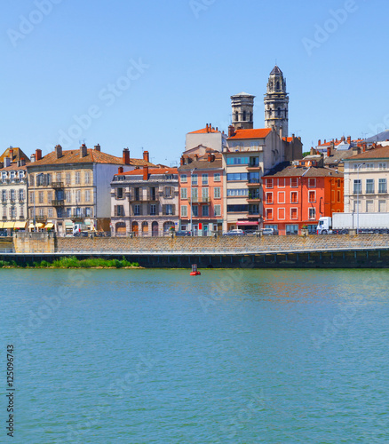 City of Macon in Burgundy, France photo