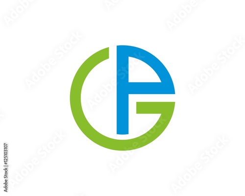 GP logo icon template 2