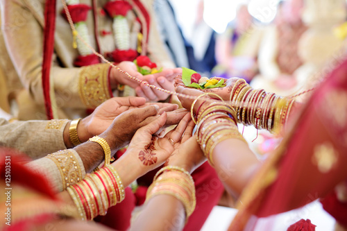 Foto Amazing hindu wedding ceremony